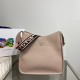 Prada Hobo Bag in Sand Grained Leather