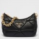 Prada System Patchwork Bag in Black Nappa Leather