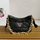 Prada System Patchwork Bag in Black Nappa Leather