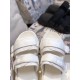 Dior D-Wander Slides In White Camouflage Fabric