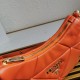 Prada System Patchwork Bag in Orange Nappa Leather