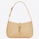 Saint Laurent Le 5 À 7 Hobo Bag in Naturel Smooth Leather