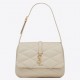 Saint Laurent Le 57 Hobo Bag in White Quilted Lambskin