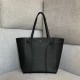 Celine Small Cabas Phantom Bag In Black Grained Calfskin