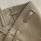 Celine Small Cabas Phantom Bag In Taupe Grained Calfskin