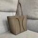 Celine Small Cabas Phantom Bag In Taupe Grained Calfskin