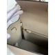 Hermes Kelly Sellier 28 Handmade Bag In Gris Asphalt Epsom Calfskin