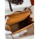 Hermes Kelly Sellier 28 Handmade Bag In Gold Epsom Calfskin