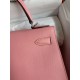 Hermes Kelly Sellier 28 Handmade Bag In Rose Confetti Epsom Calfskin