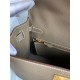 Hermes Kelly Sellier 28 Handmade Bag In Taupe Epsom Calfskin