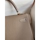 Hermes Kelly Sellier 28 Handmade Bag In Taupe Epsom Calfskin