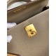 Hermes Kelly Sellier 28 Handmade Bag In Taupe Epsom Calfskin