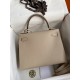 Hermes Kelly Sellier 28 Handmade Bag In Trench Epsom Calfskin