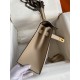 Hermes Kelly Sellier 28 Handmade Bag In Trench Epsom Calfskin