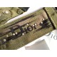 Dior Shoulder Strap in Green Camouflage Embroidery with Medallions