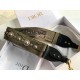 Dior Shoulder Strap in Green Camouflage Embroidery with Medallions