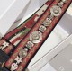 Dior Shoulder Strap in Bohemian-inspired Canvas with Medallions