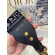 Dior Shoulder Strap in Blue Dior Oblique Embroidered Velvet