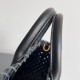 Bottega Veneta Cabat Mini Bag In Black Intrecciato Lambskin