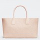 Bottega Veneta Cabat Medium Bag In Melon Intrecciato Lambskin