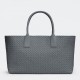 Bottega Veneta Cabat Medium Bag In Thunder Intrecciato Lambskin