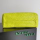 Bottega Veneta Cabat Large Bag In Acid Kiwi Intrecciato Lambskin