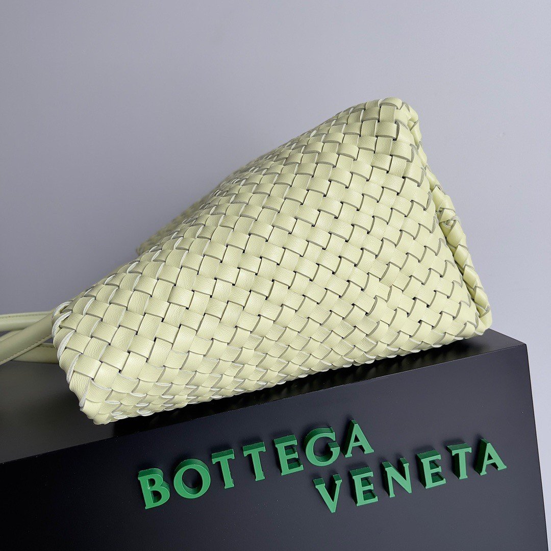 Bottega Veneta Cabat Large Bag In Zest WashedIntrecciato Lambskin