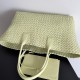 Bottega Veneta Cabat Large Bag In Zest WashedIntrecciato Lambskin