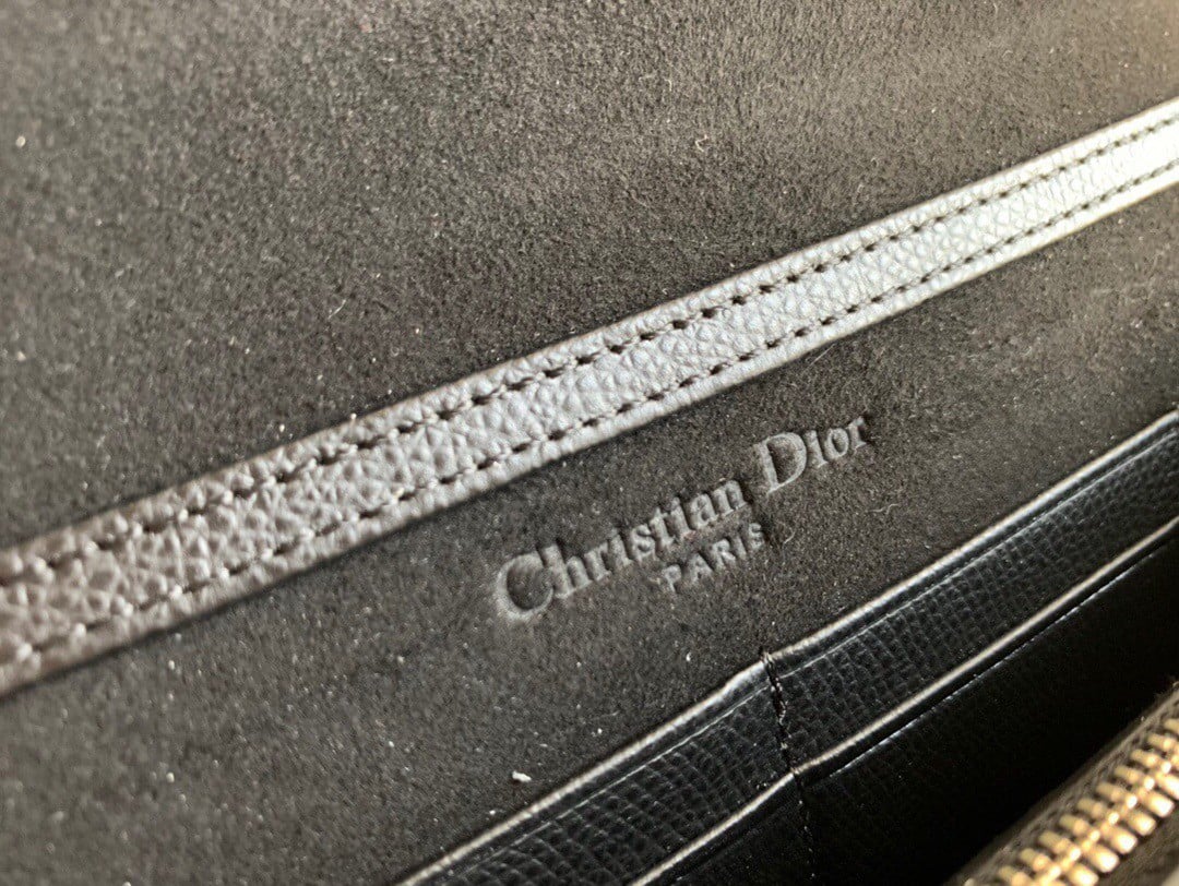 Dior 30 Montaigne 2 In 1 Belt Bag In Black Calfskin