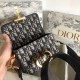 Dior 30 Montaigne Box Bag In Blue Dior Oblique Jacquard