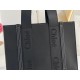 Chloe Woody Medium Tote Bag In Black Calfskin