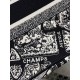 Dior Medium Book Tote Bag In Black Plan de Paris Embroidery