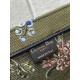 Dior Large Book Tote Bag In Green Dior Petites Fleurs Embroidery