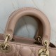 Dior Small Lady Dior My ABCDior Bag In Hazelnut Lambskin