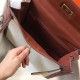 Hermes Kelly 32cm Bag In Canvas With Barenia Leather