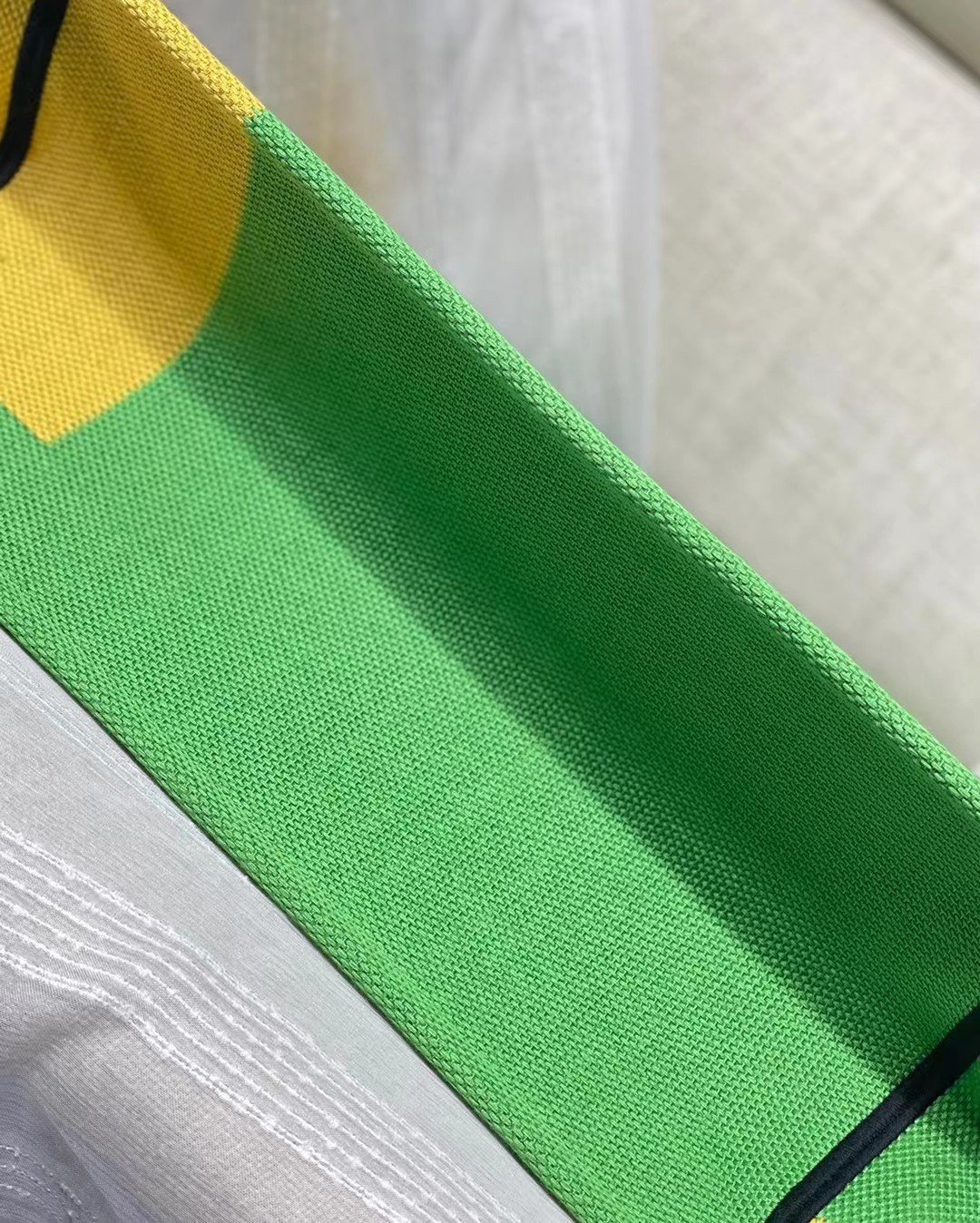 Dior Medium Book Tote Bag In Green D-Jungle Pop Embroidery