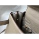 Hermes Kelly 32cm Retourne Bag in Tourterelle Clemence Leather GHW