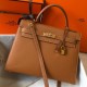 Hermes Kelly 32cm Sellier Bag in Gold Epsom Calfskin GHW