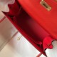 Hermes Kelly 32cm Sellier Bag in Red Epsom Calfskin GHW