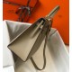 Hermes Kelly 32cm Sellier Bag in Tourterelle Epsom Calfskin GHW