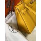 Hermes Kelly 32cm Sellier Bag in Yellow Epsom Calfskin GHW