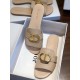 Dior 30 Montaigne Slides In Beige Calfskin