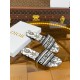 Dior Dway Slides In Dior Bandana Embroidery Cotton