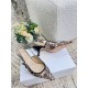 Dior J'Adior Slingback Pumps 65mm In Nude Jardin Botanique Embroidery Cotton