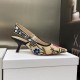 Dior J'Adior Slingback Pumps 65mm In Beige Petites Fleurs Embroidered Raffia