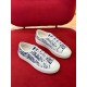 Dior Walk'n'Dior Sneakers In Blue Jardin d'Hiver Embroidered Cotton