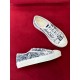 Dior Walk'n'Dior Sneakers In Blue Jardin d'Hiver Embroidered Cotton