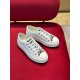 Dior Walk'n'Dior Platform Sneakers In White Embroidered Cotton