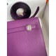 Hermes Kelly Danse II Handmade Bag In Anemone Evercolor Calfskin