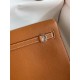 Hermes Kelly Danse II Handmade Bag In Gold Evercolor Calfskin